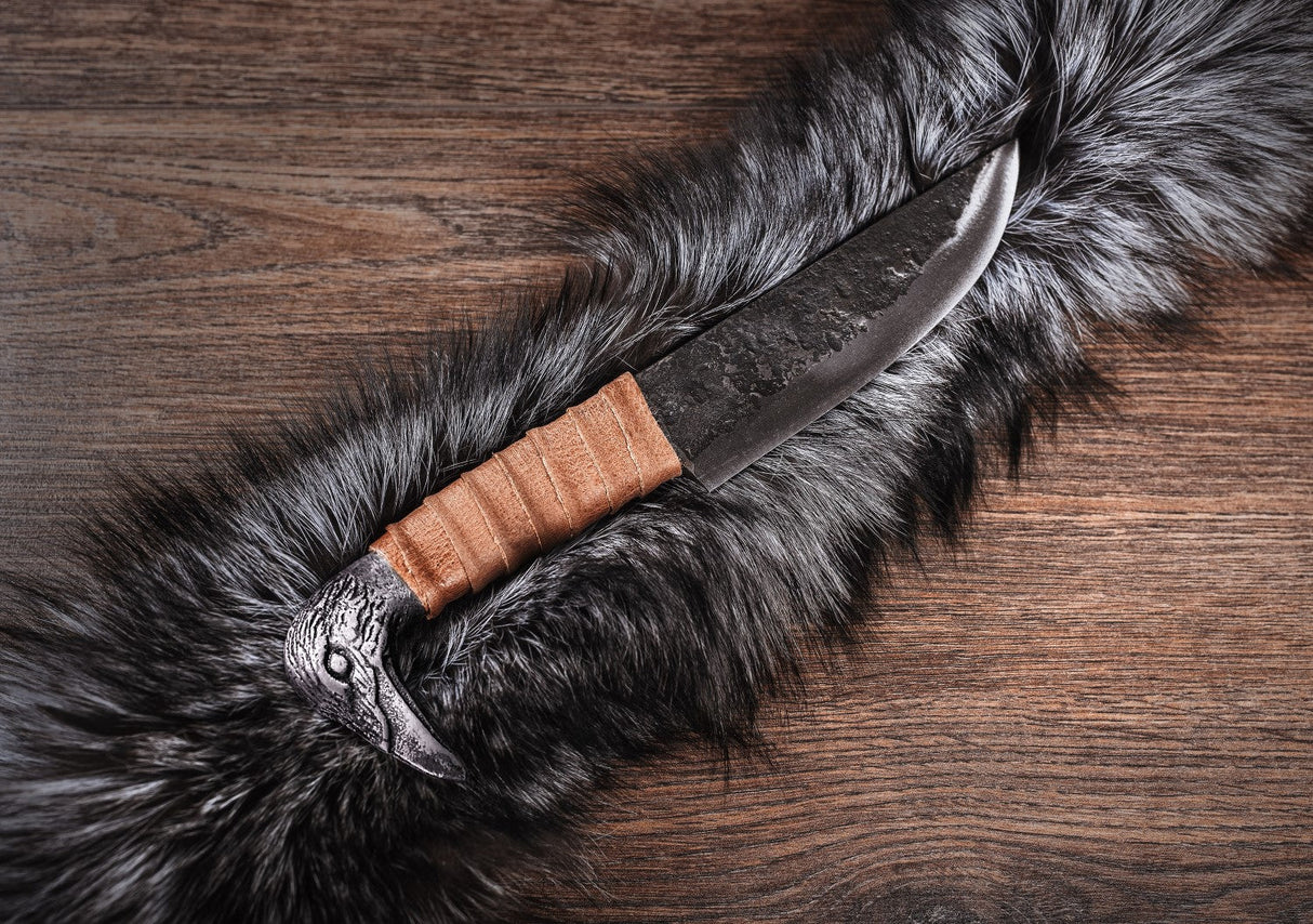 Raven Hilt Knife - 5.5" Blade (13 cm) from Norse Tradesman