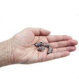 Rune Beard Rings - (Silver - 8) from Norse Tradesman
