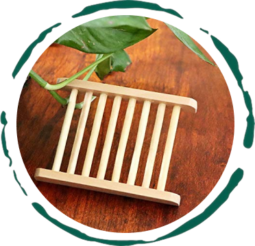 Bamboo Soap Bar Dish. Eco-Friendly from BeNat