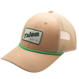 Green Rope Tan Trucker Hat from Talon Golf LLC