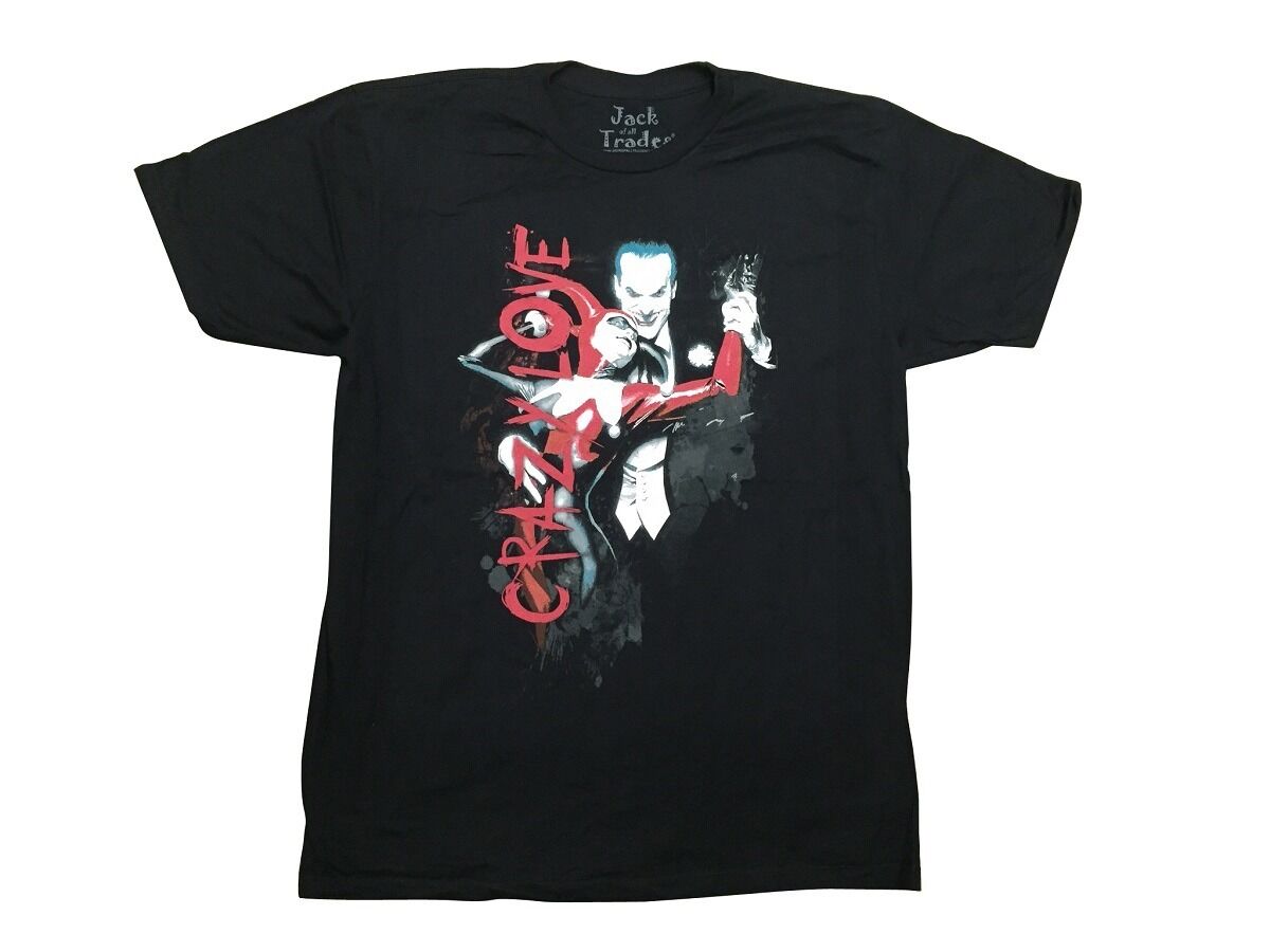 Joker And Harley Quinn Crazy Love Batman Premium Adult T-Shirt From Your Favorite T Shirts