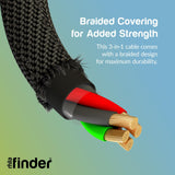 10 Foot 2-in-1 PD Fast Charger - USB-C to USB-C & Lightning Cable - Pack of 12 from Mila Lifestyle Accessories