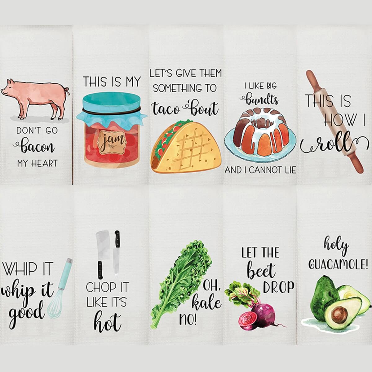 Funny Kitchen Towels from Moderny