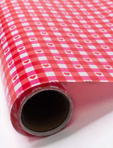 Oh Deer and Red Gingham Hearts Gift Wrap - 2 pack from Wildflower Cases