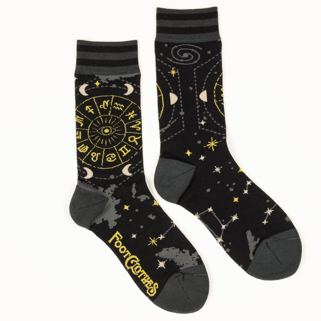 Astrology Crew Socks from FootClothes