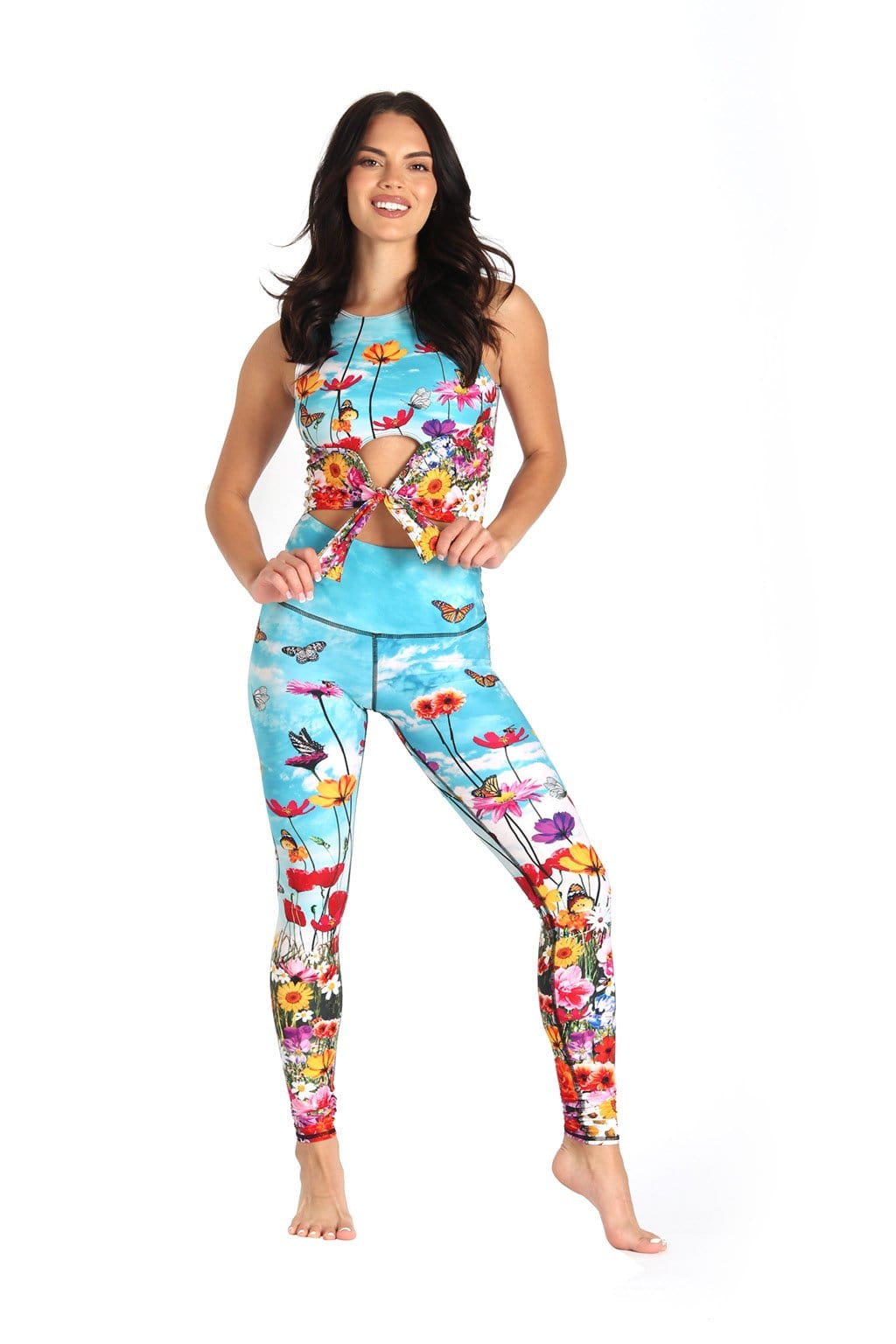 YD Legging - Flower Bomb from Yoga Democracy