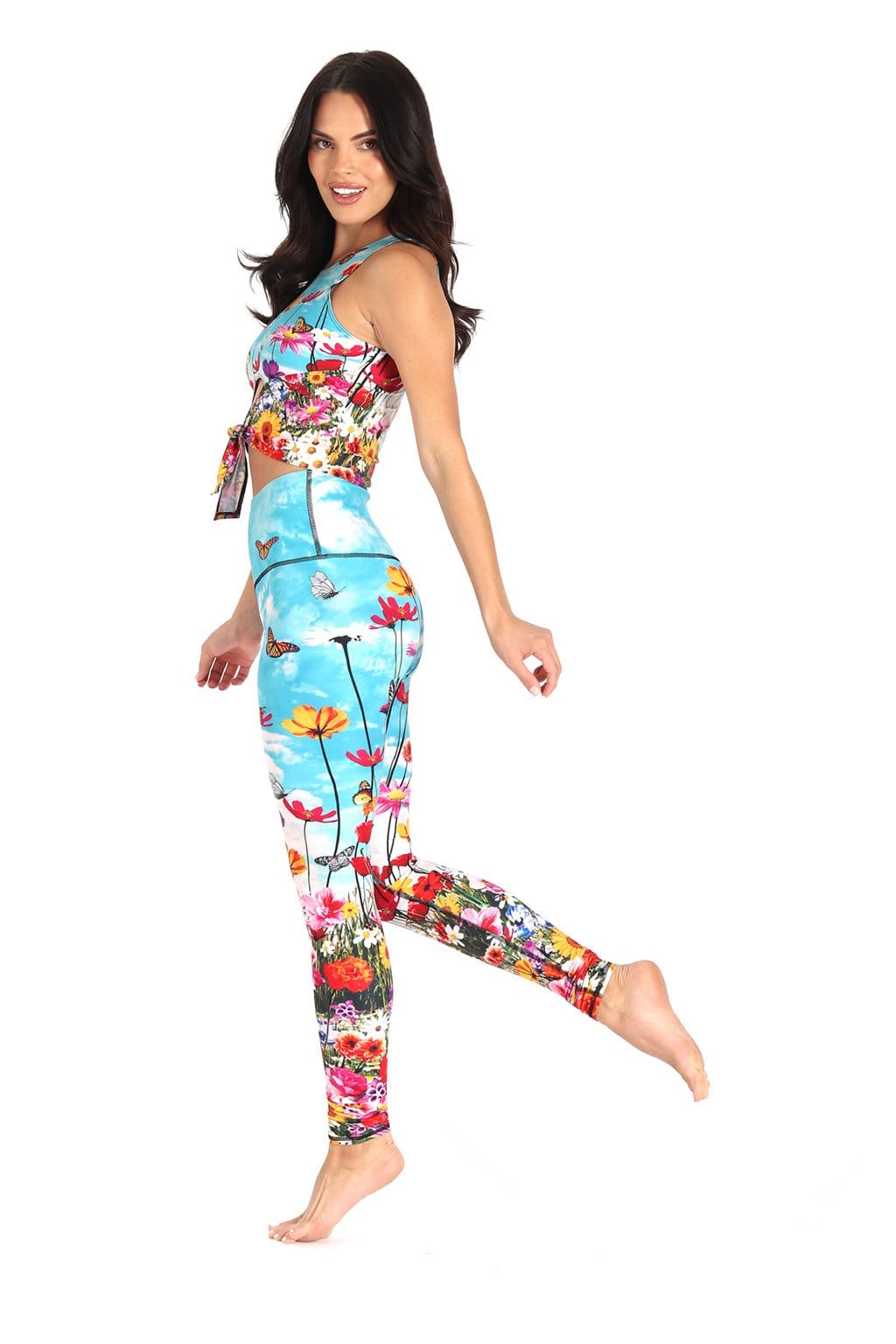 YD Legging - Flower Bomb from Yoga Democracy