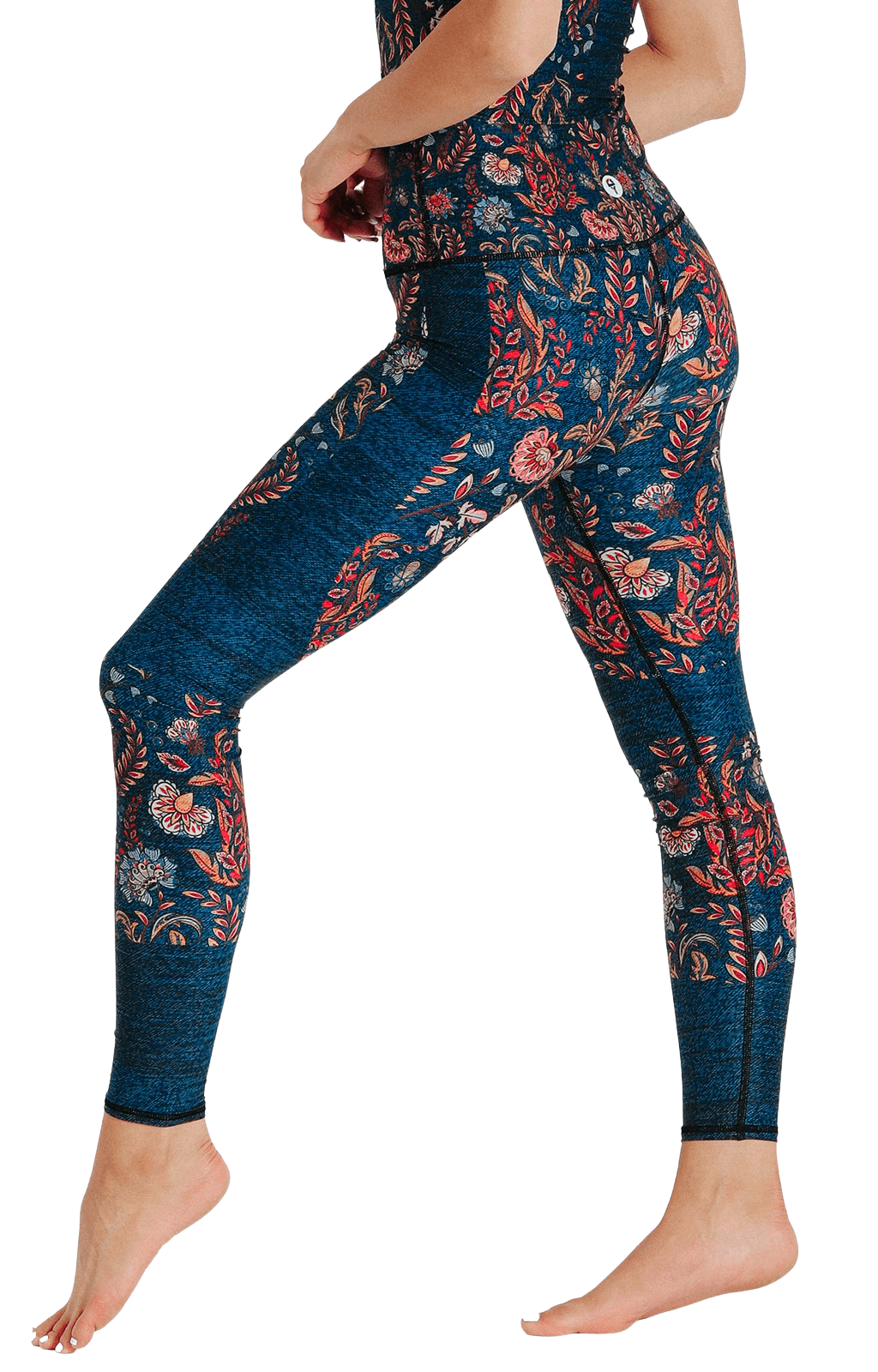 YD Legging - Festival Denim from Yoga Democracy