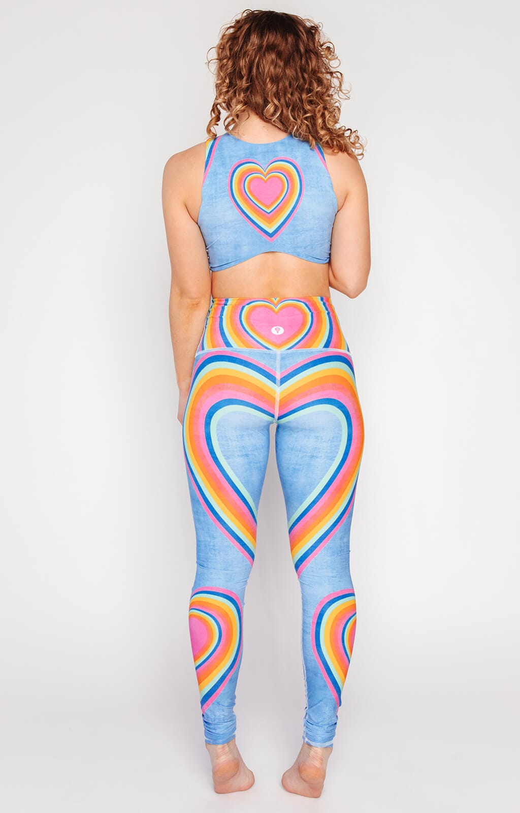 YD Legging - Rainbow Love from Yoga Democracy