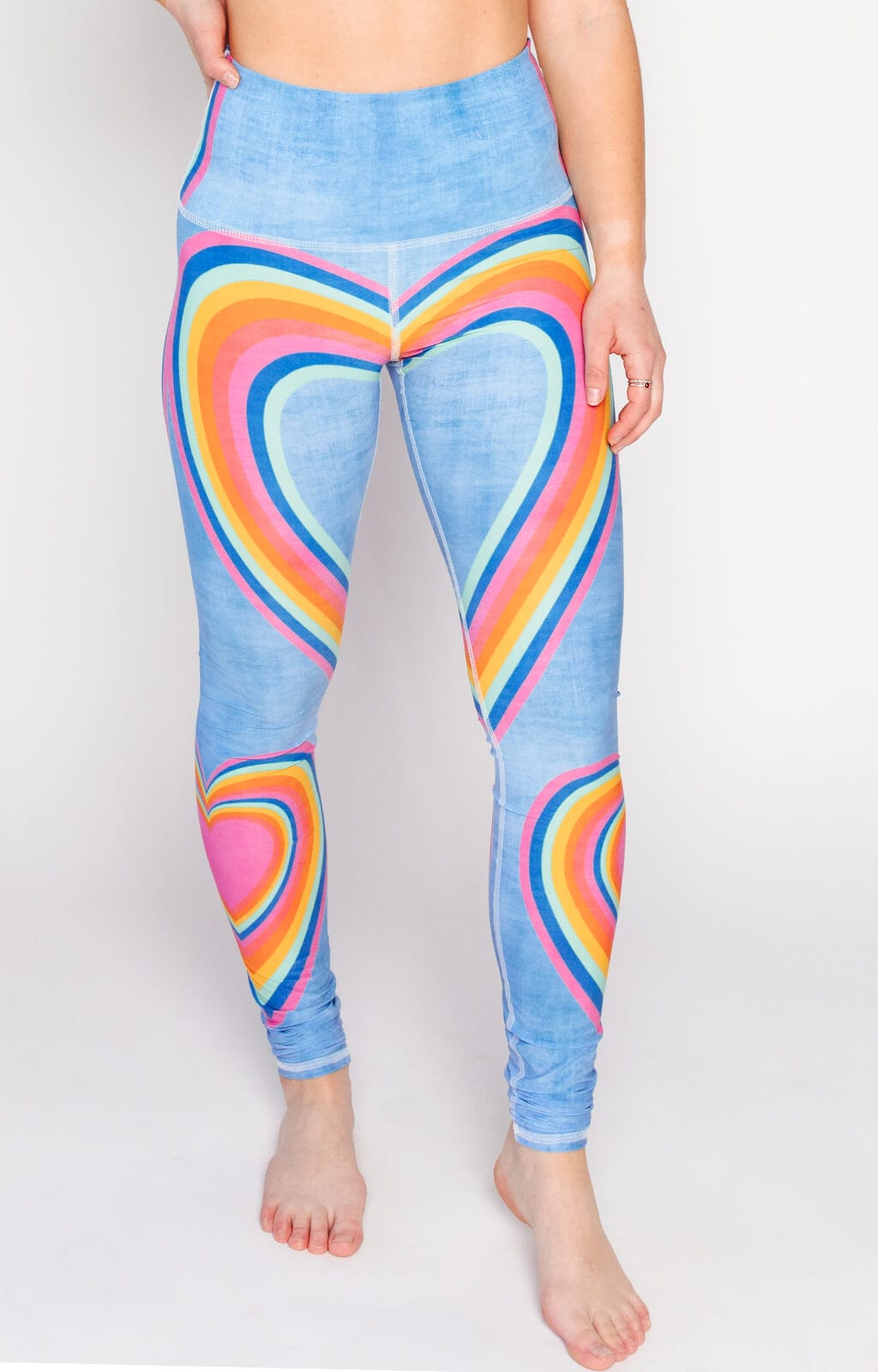 YD Legging - Rainbow Love from Yoga Democracy