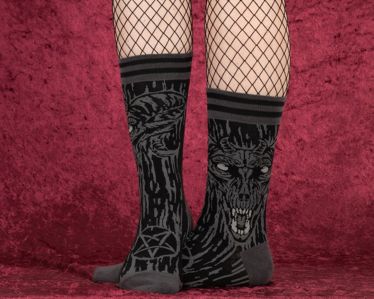 Demon Crew Socks from FootClothes