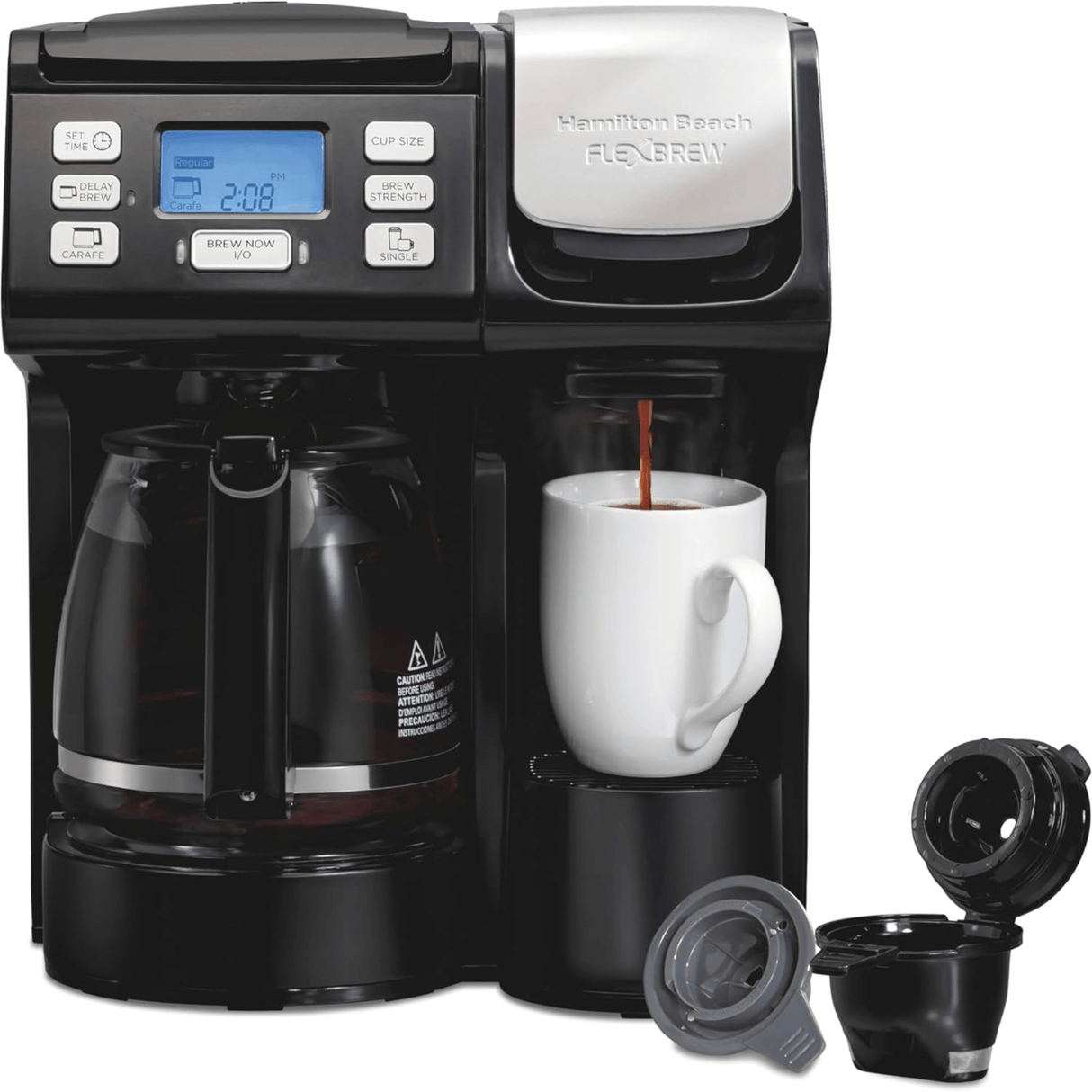 Hamilton Beach FlexBrew Trio K-Cup/12-Cup/Single Serve Coffee Maker from Jupiter Gear Home