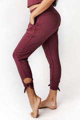 Sunday Jogger - Maroon from Yoga Democracy