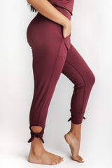 Sunday Jogger - Maroon from Yoga Democracy