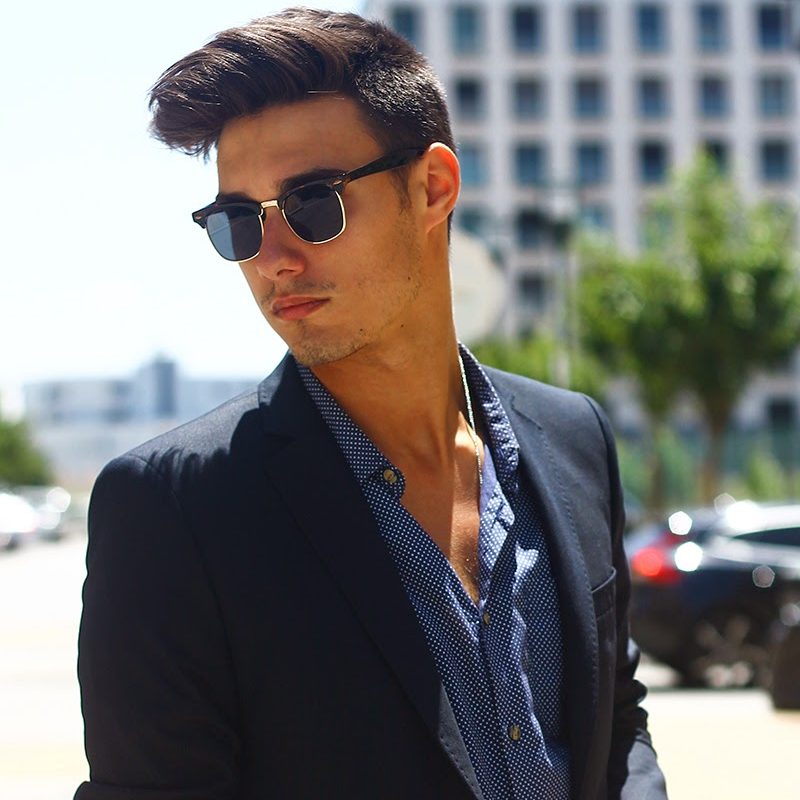 Indie Half Frame Horned Rim Vintage Inspired Sunglasses 2934 from zeroUV