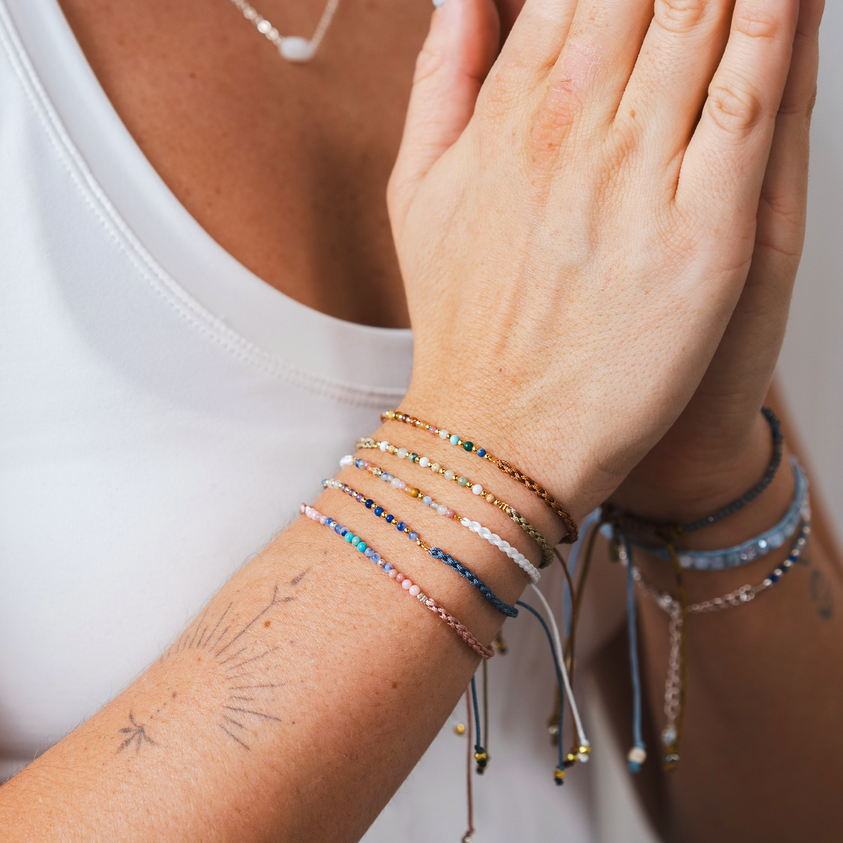 Bhakti Namaste Bracelet From LotusAndLuna