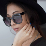 Womens Designer Round Oversize Retro Fashion Sunglasses 8623 from zeroUV