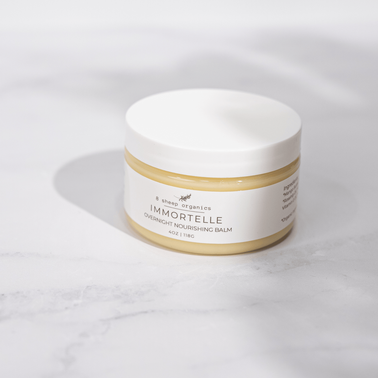 Immortelle Overnight Nourishing Balm from 8 Sheep Organics