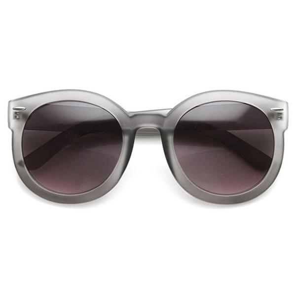 Womens Designer Round Oversize Retro Fashion Sunglasses 8623 from zeroUV
