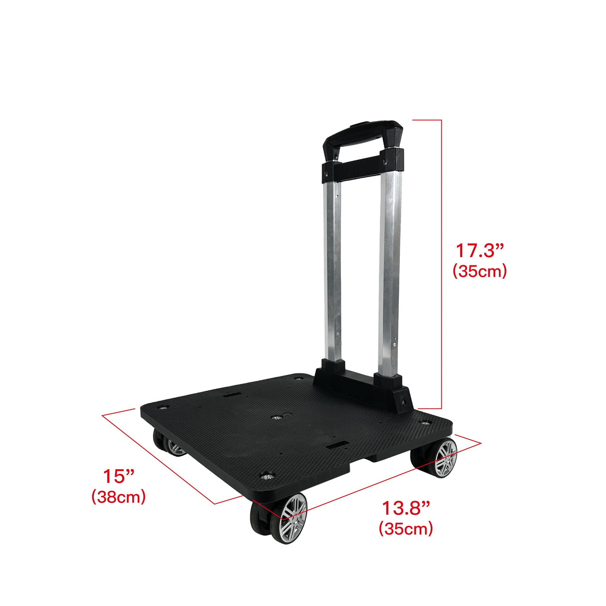 Mr. Peanut's Pet Carrier/Luggage Bag Spinner Wheelbase Luggage Cart from Mr. Peanut's Pet Carriers