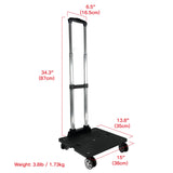 Mr. Peanut's Pet Carrier/Luggage Bag Spinner Wheelbase Luggage Cart from Mr. Peanut's Pet Carriers