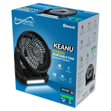Supersonic Solar-Powered BT Speaker with FM Radio, LED Flashlight & Fan from Jupiter Gear Home