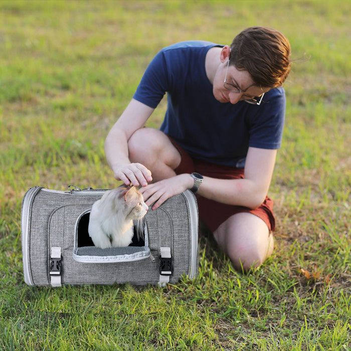 Mr. Peanut's Monterey Series Airline Compliant Horizontal Backpack Pet Carrier from Mr. Peanut's Pet Carriers