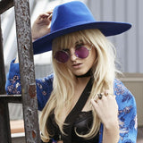 Retro Hippie Metal Lennon Round Color Lens Sunglasses 8594 from zeroUV