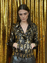 Any Old Iron Sequin Fancy Fucker Moto Jacket from Any Old Iron
