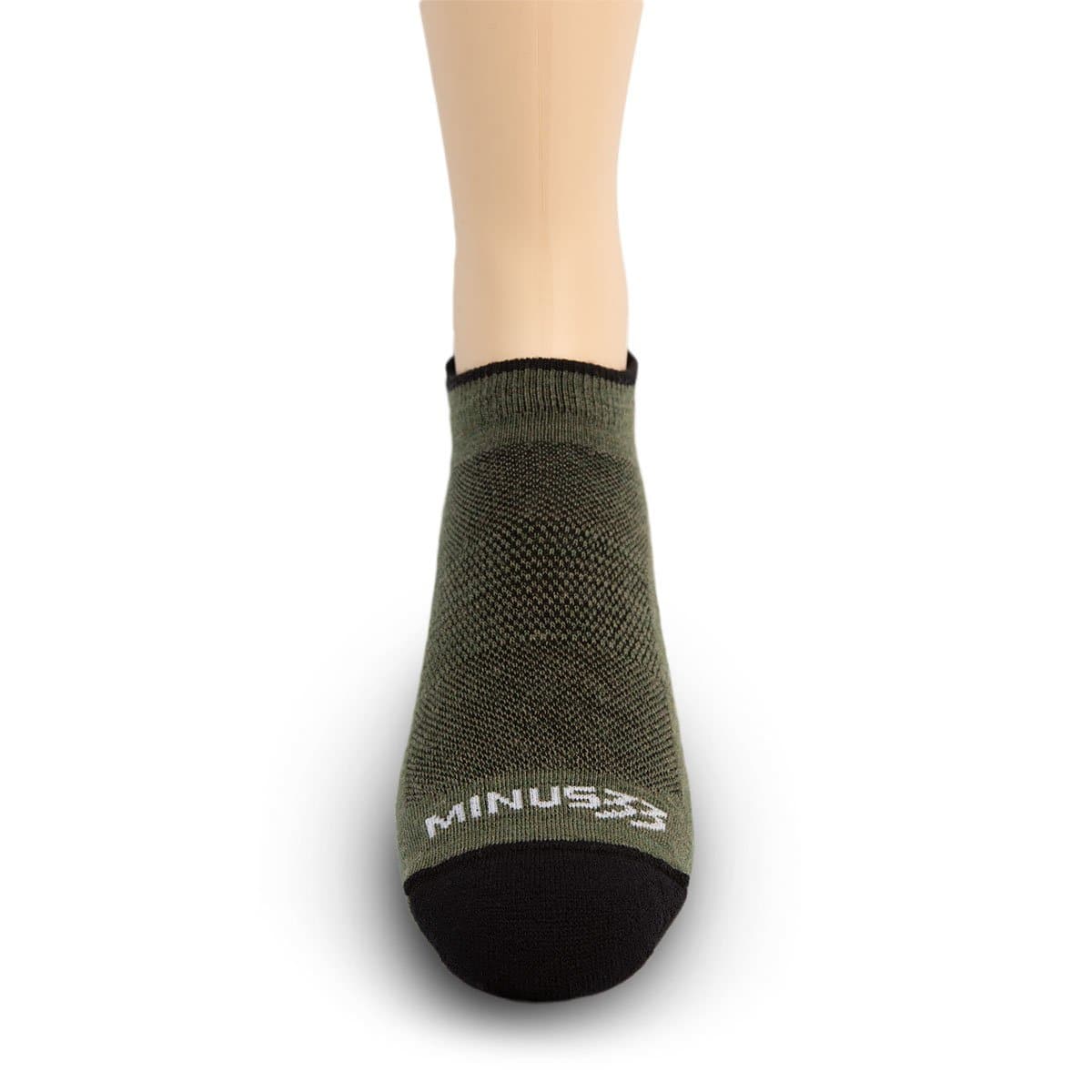 Microweight - No Show Wool Socks Mountain Heritage from Minus33 Merino Wool Clothing