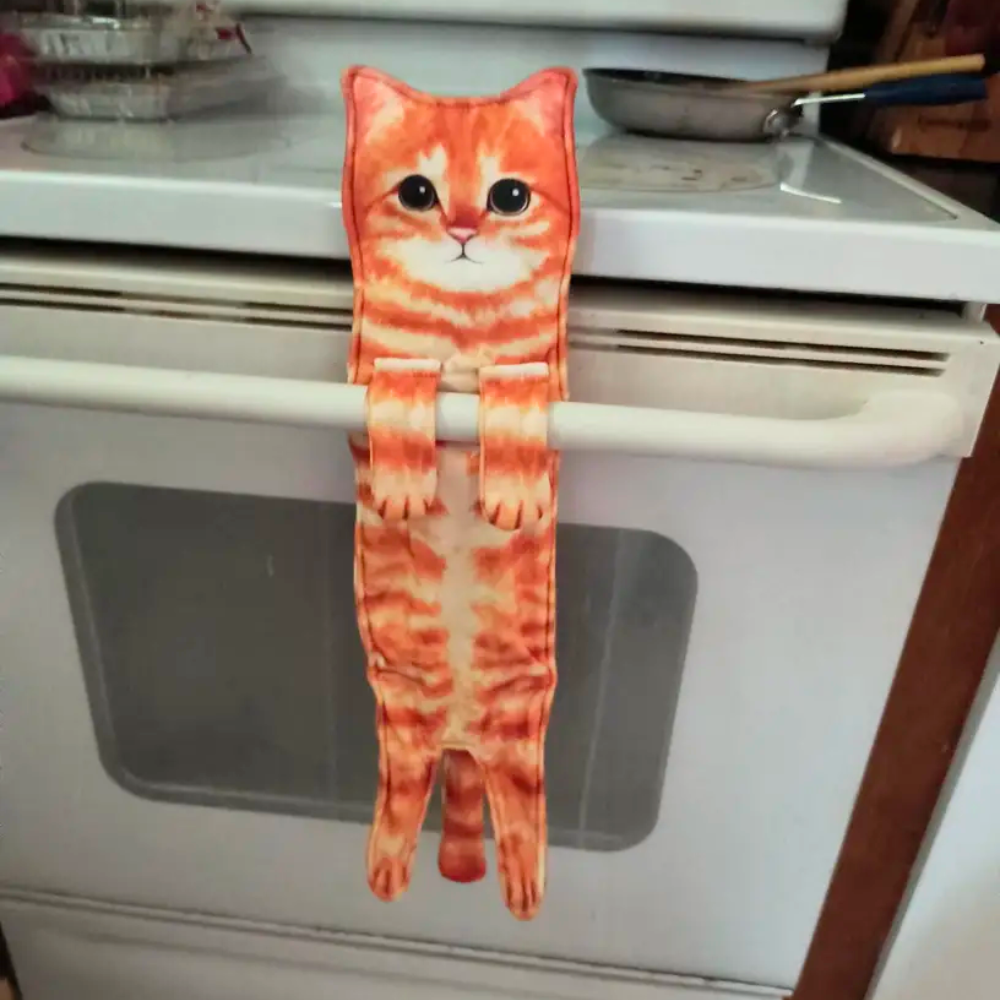 Cat Hand Towels from Moderny