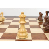 3.9" Tournament Chess Set Combo -Pieces in Golden Rosewood with Board and Box from Royal Chess Mall
