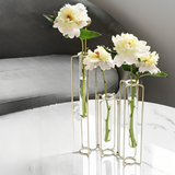 Metal Tube Flower Vase from Moderny