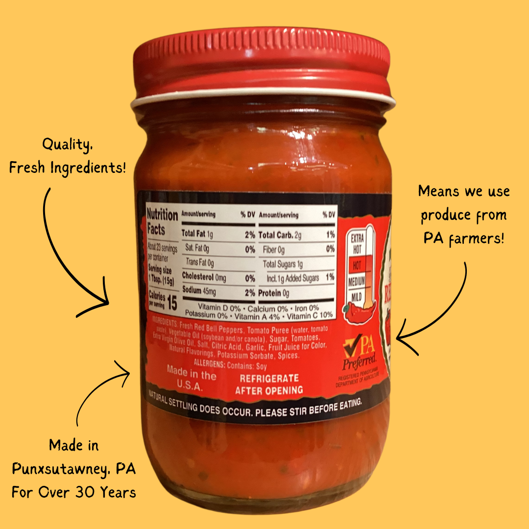 Stello Foods - Rosie's Hot Red Pepper Spread 12 oz from Stello Foods