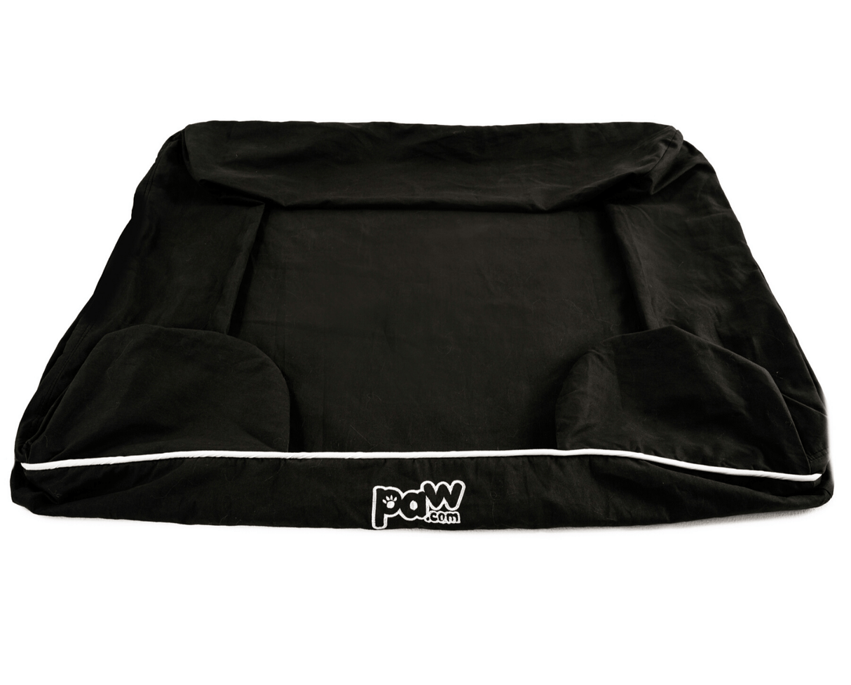 PupLounge™ Memory Foam Dog Bed Cover - Charcoal Grey (Bed Not Included) - Small From Paw.com