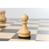 3.9" Tournament Chess Set Combo -Pieces in Ebonised boxwood with Board and Box from Royal Chess Mall