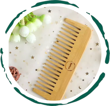 All-Natural Bamboo Hair Comb from BeNat
