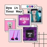 Medusa Hair Color - Deja Blue from Medusa's Makeup