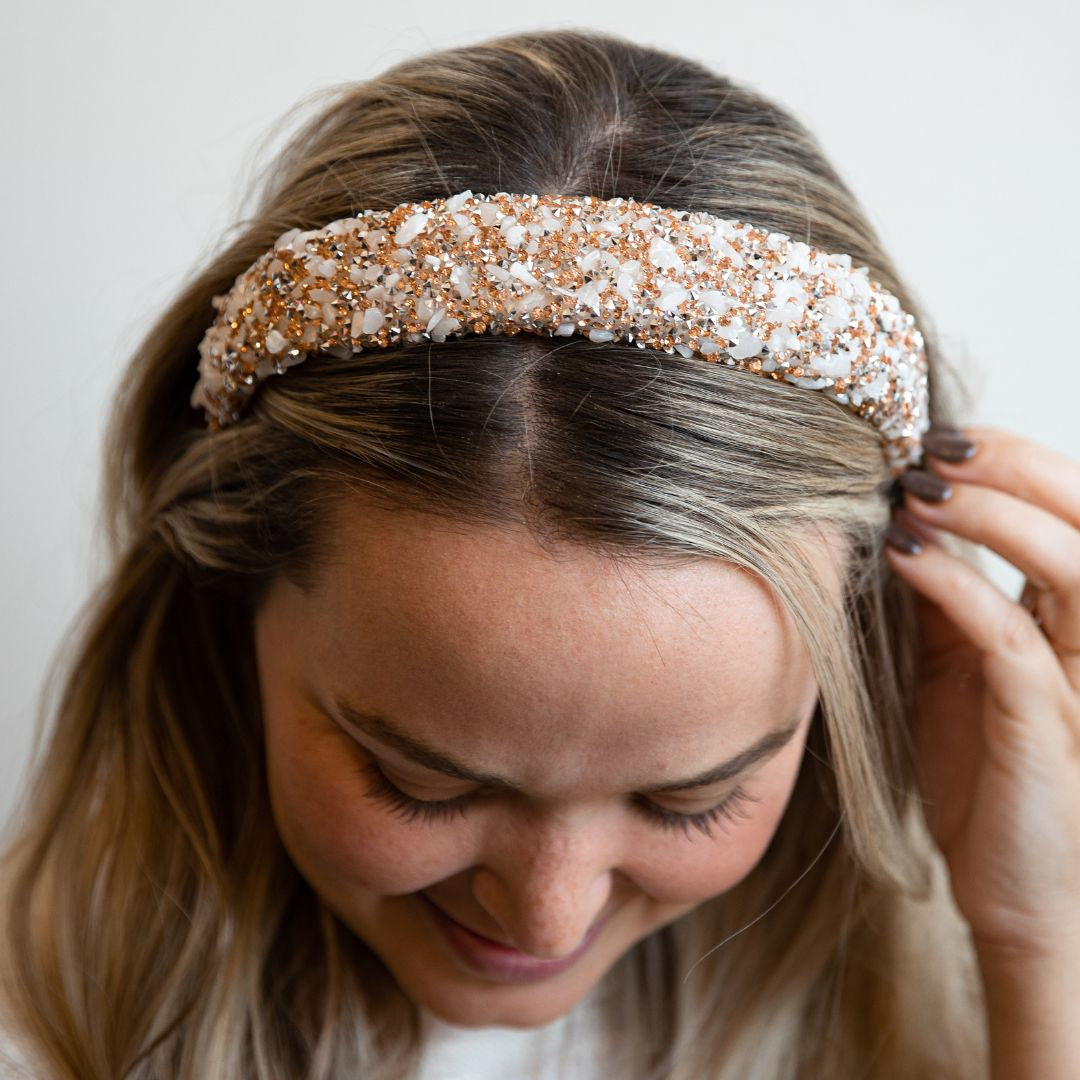 All That Glitters Headband - Metallic From Headbands of Hope