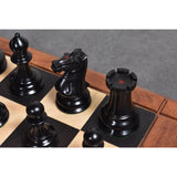 Jacques Cook Staunton Collectors Chess Set- Chess Pieces Only - Ebony Wood - 3.75" From Royal Chess Mall