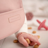 Classic - Set of Soft Vegan Leather Easy Clean Bibs 0-12 Months from Bleu La La