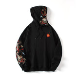 Flying Fire Dragon Embroidery Hoodie From Niepce Inc