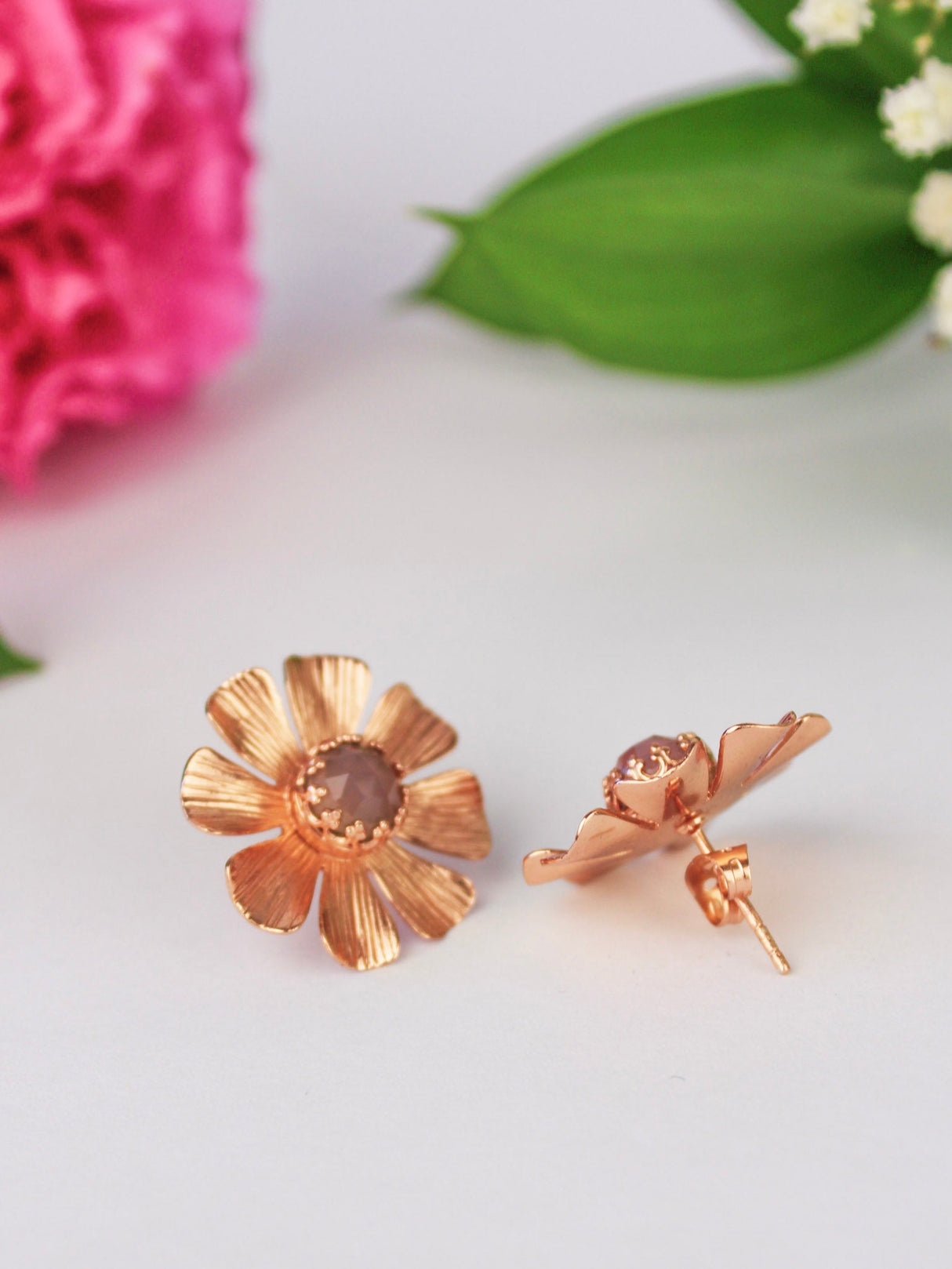 Daisy Statement Stud Earrings from Ash & Rose