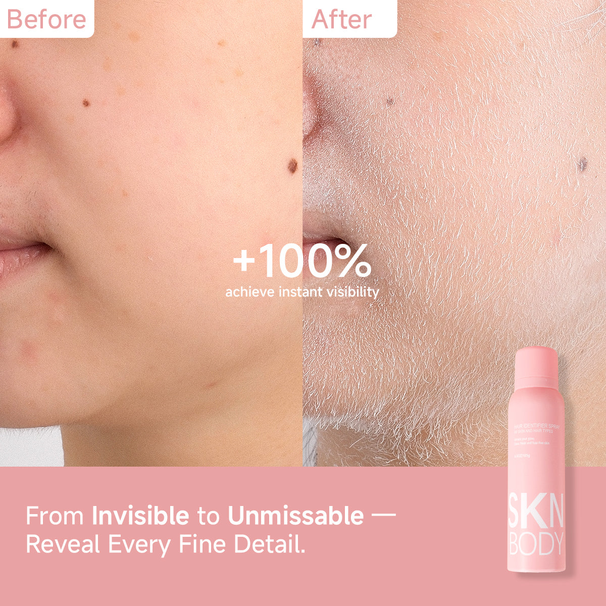 Hair Identifier Spray from SKNBODY