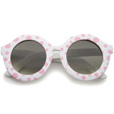 Valley City X zeroUV Retro Round Spunky Sunglasses A539 from zeroUV