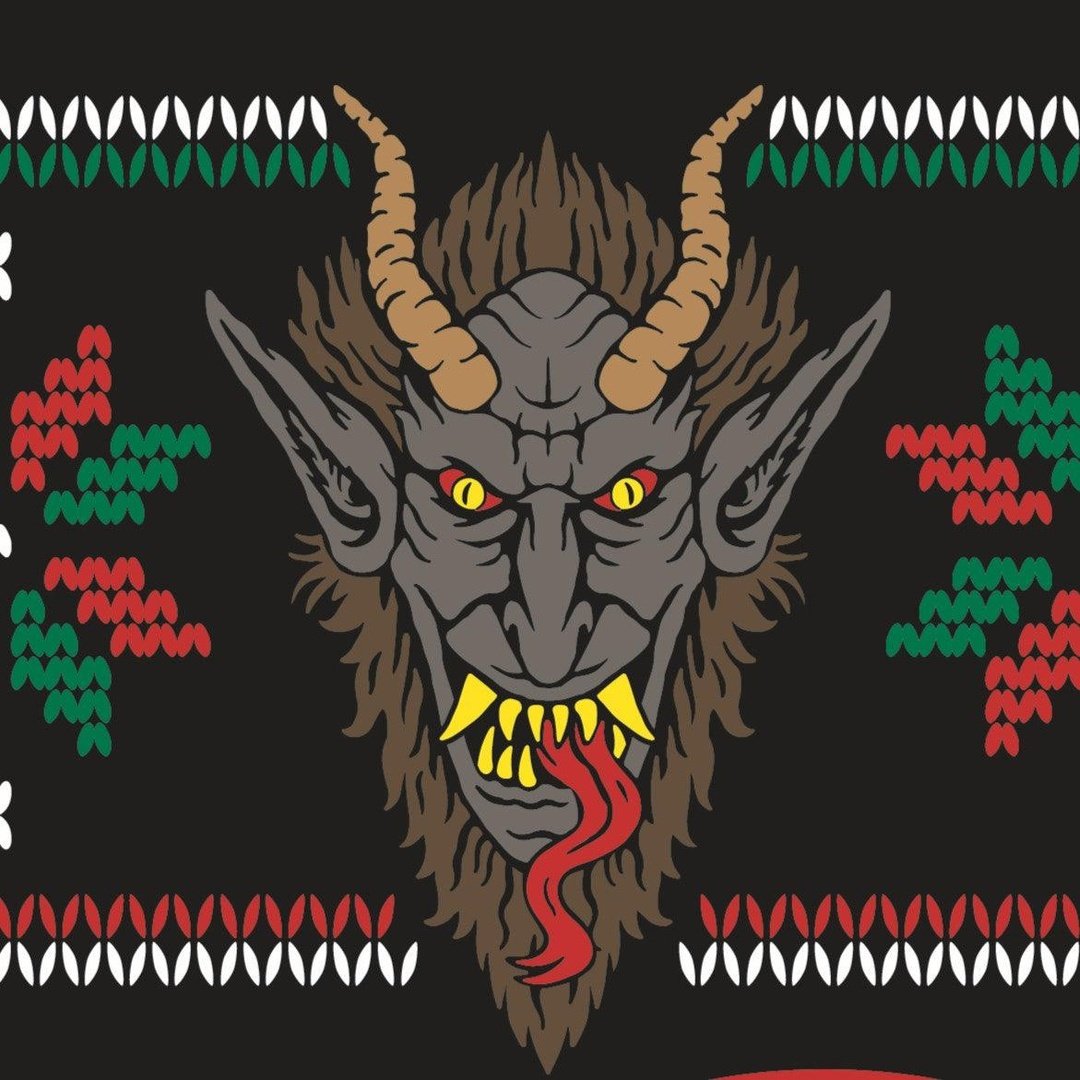 Krampus Sweater Crew Socks from FootClothes