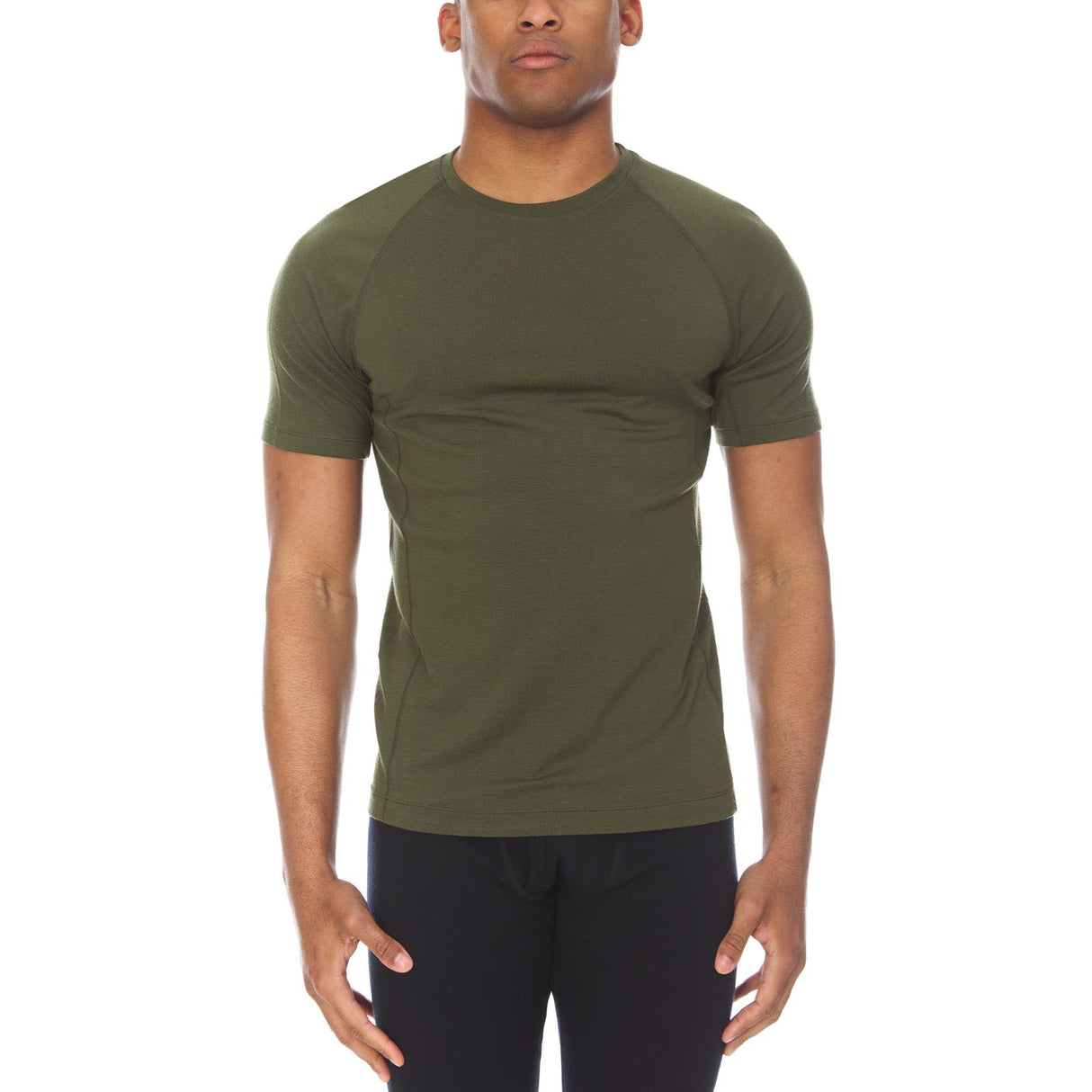 Microweight - Men's Wool Raglan T-Shirt Woolverino from Minus33 Merino Wool Clothing