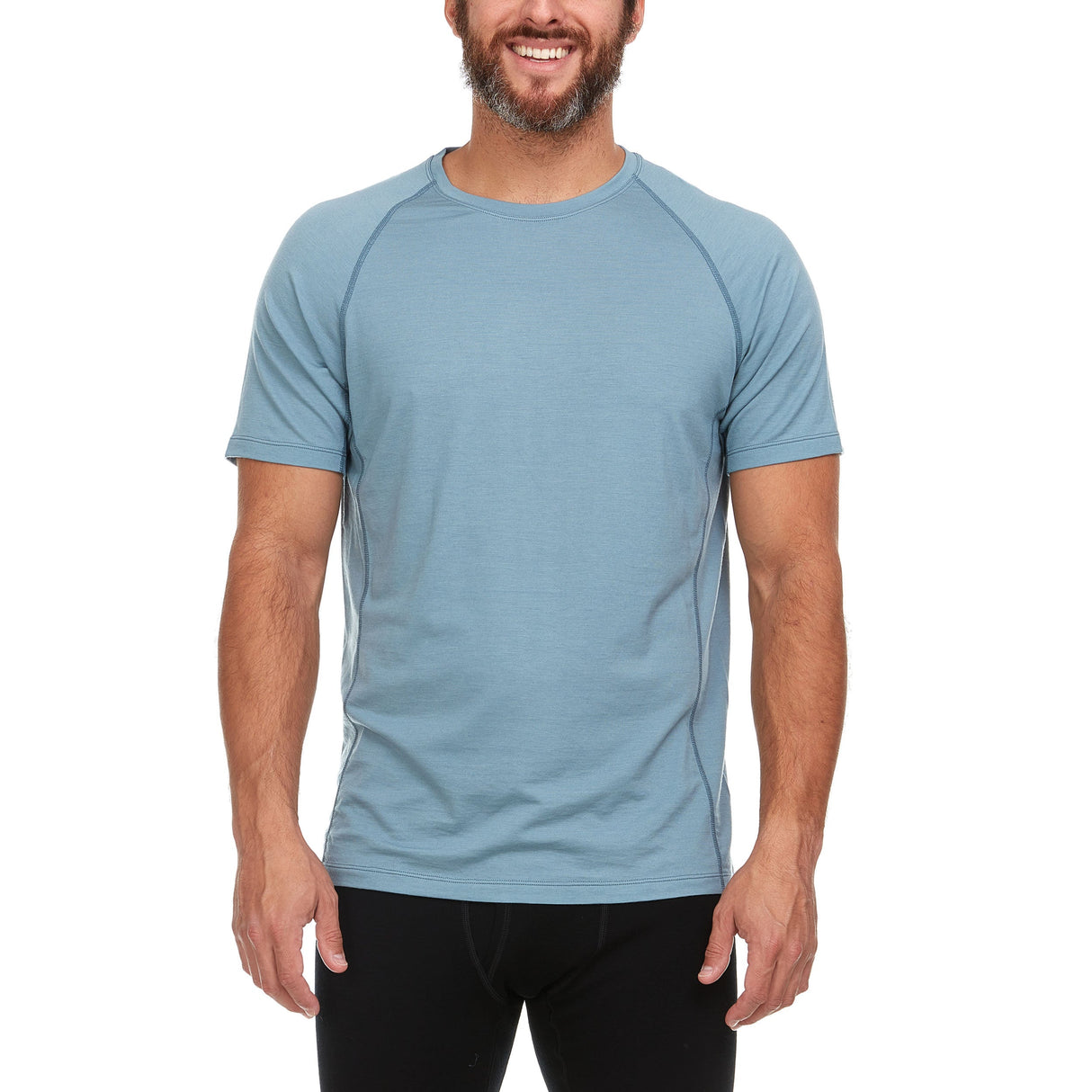 Microweight - Men's Wool Raglan T-Shirt Woolverino from Minus33 Merino Wool Clothing