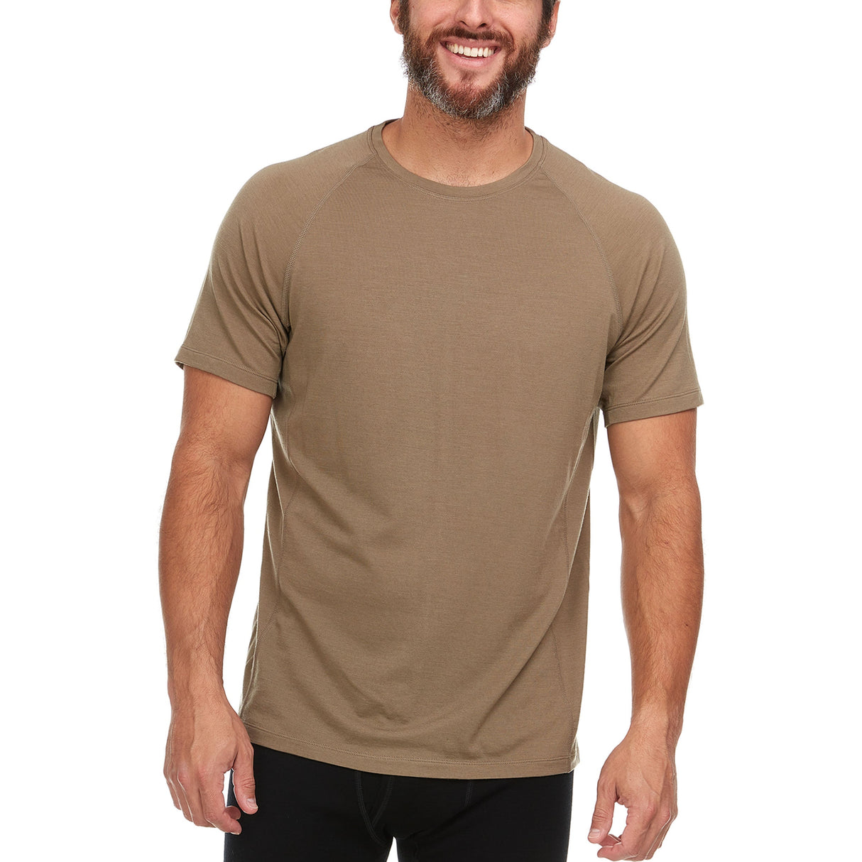 Microweight - Men's Wool Raglan T-Shirt Woolverino from Minus33 Merino Wool Clothing