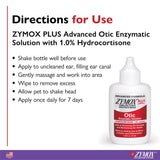 ZYMOX Plus Advanced Otic Enzymatic Solution With 1% Hydrocortisone (1.25 oz) from HardyPaw